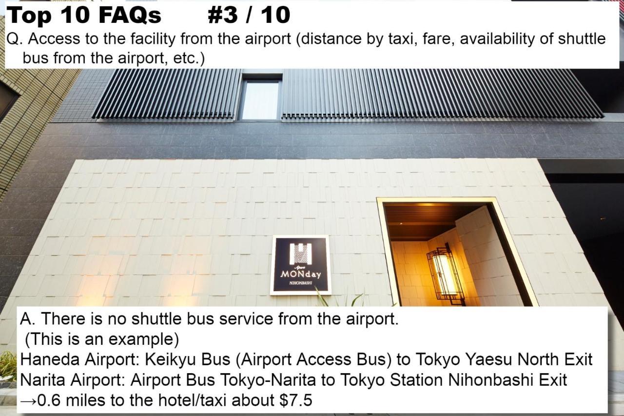 Monday Apart Premium Nihonbashi Tóquio Exterior foto